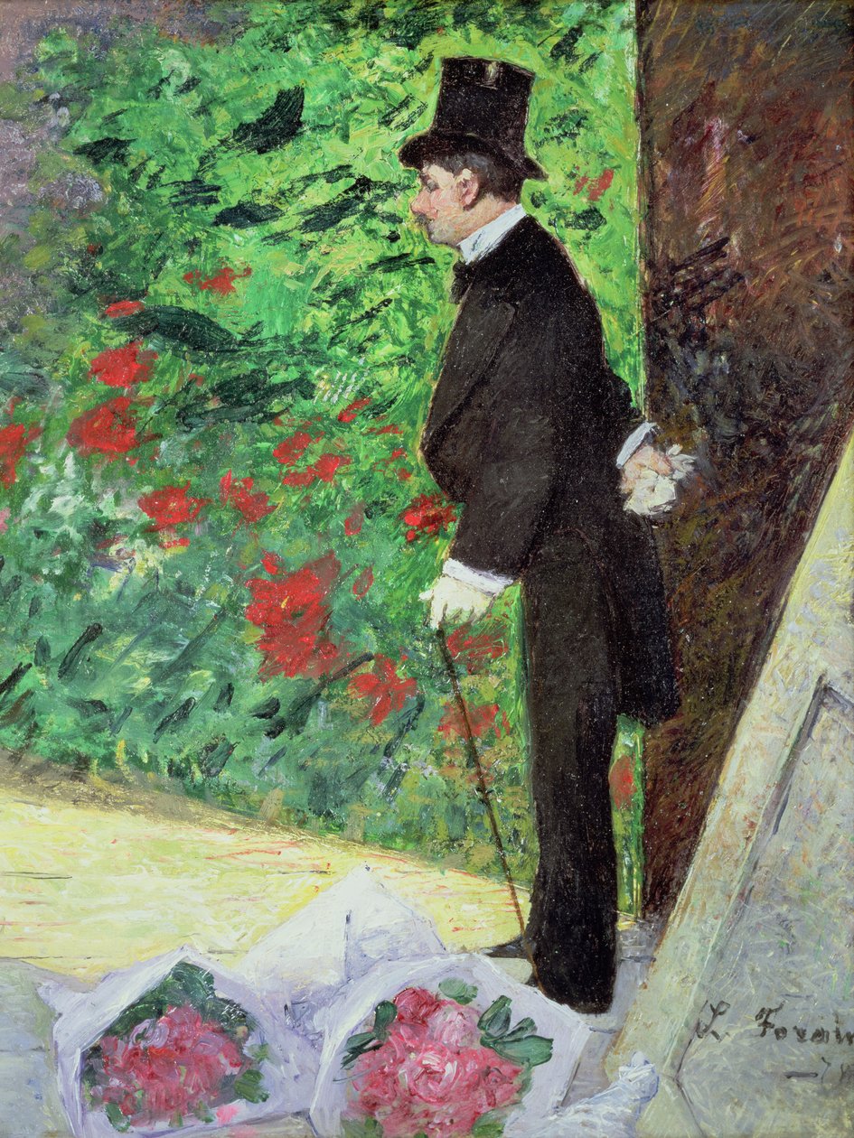 Fra vingerne, 1878 af Jean Louis Forain