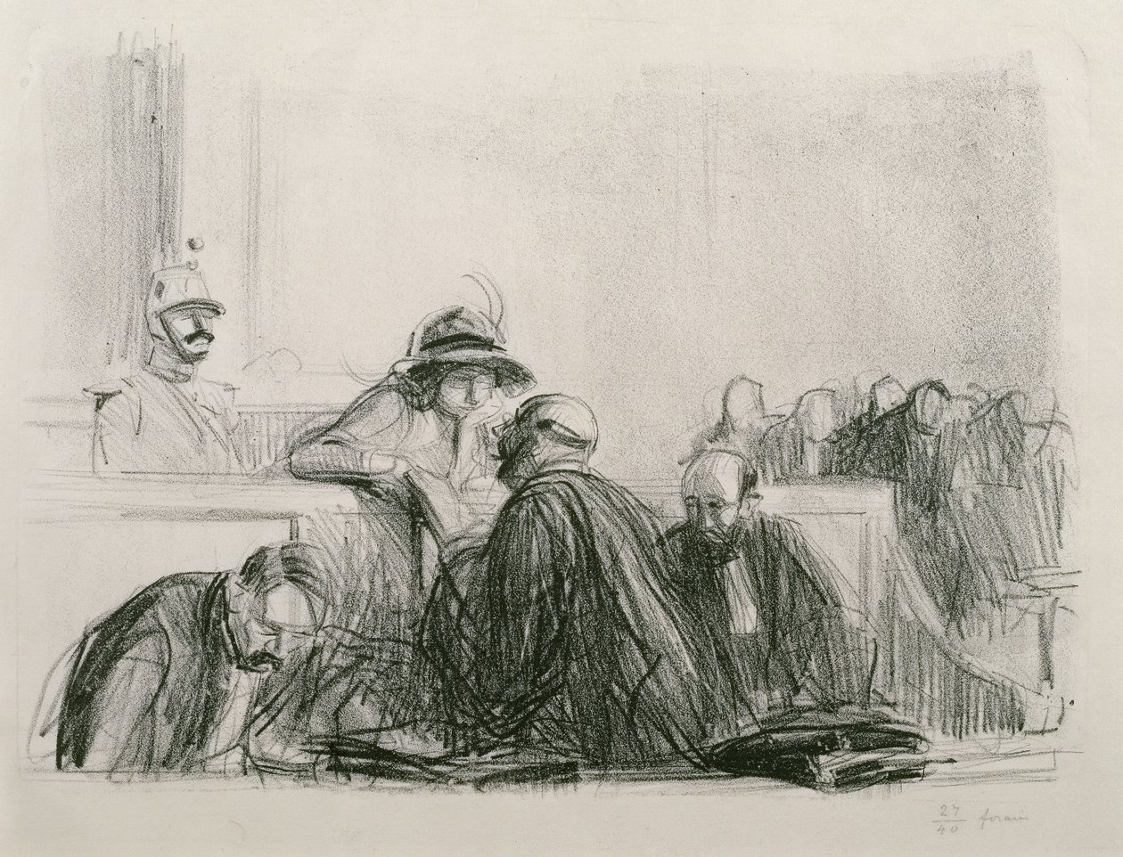 Advokatens råd af Jean Louis Forain
