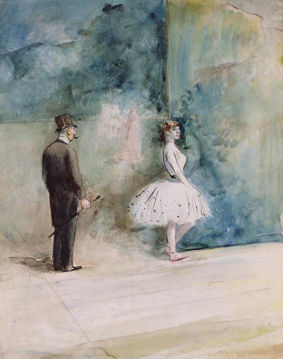 Danseren, 1890 af Jean Louis Forain
