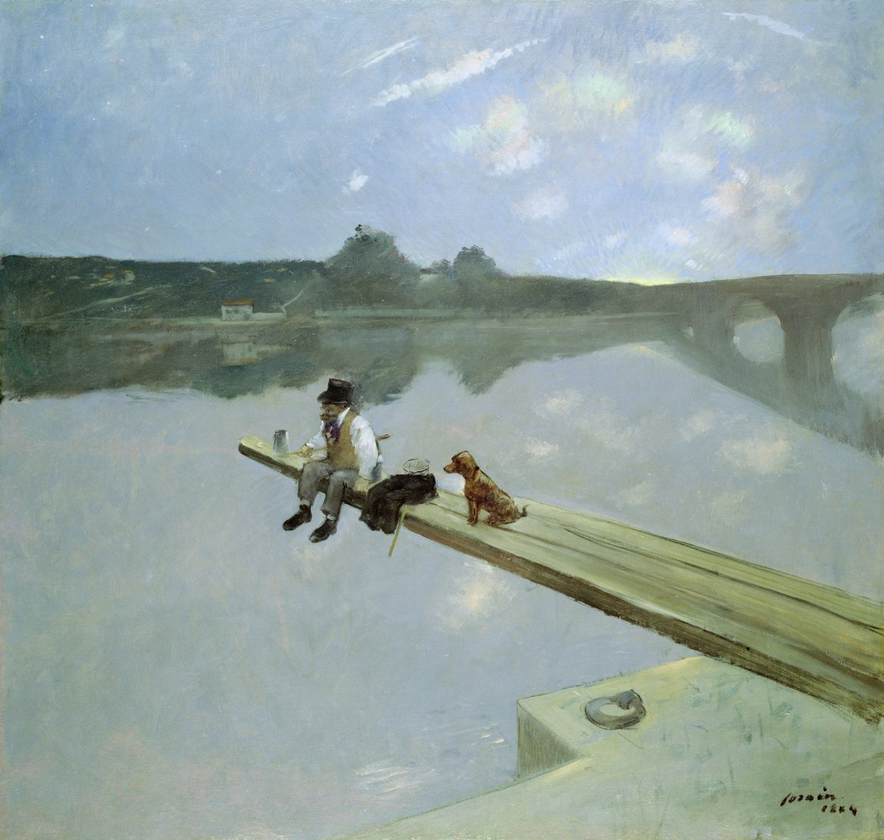 Fiskeren, 1884 af Jean Louis Forain
