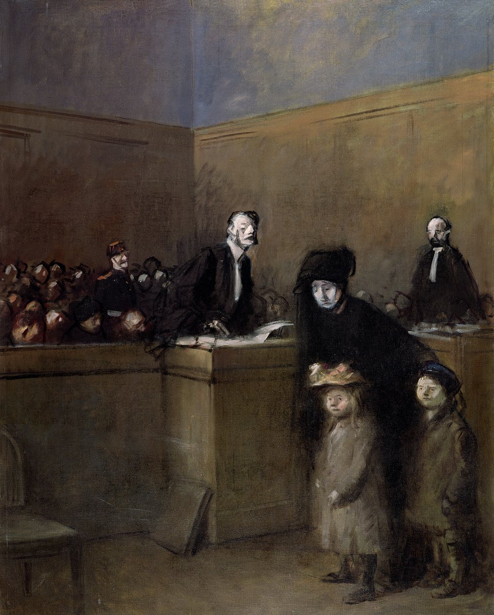 De svage og de undertrykte, ca. 1910 af Jean Louis Forain