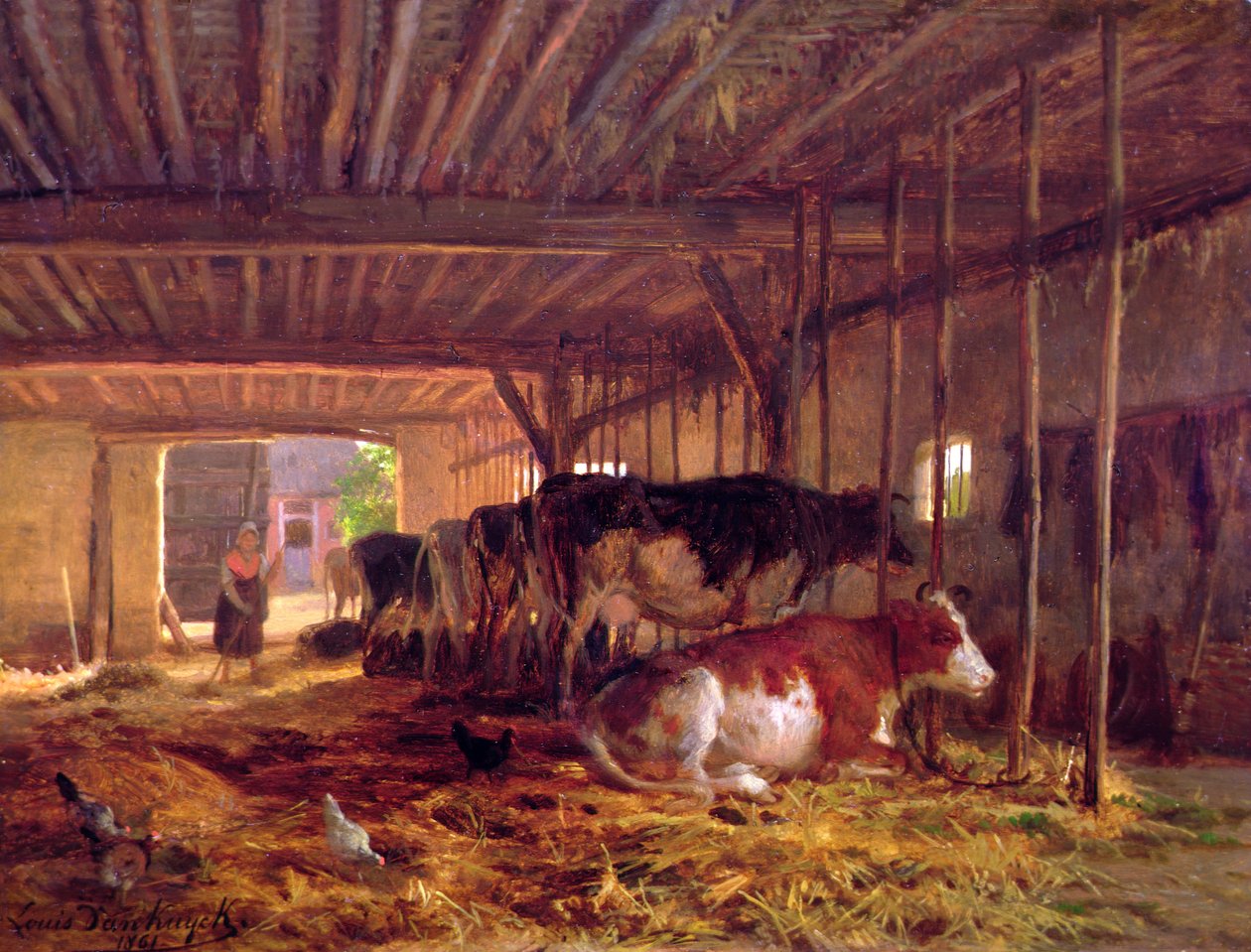 Kostalden, 1800-tallet af Jean Louis van Kuyck