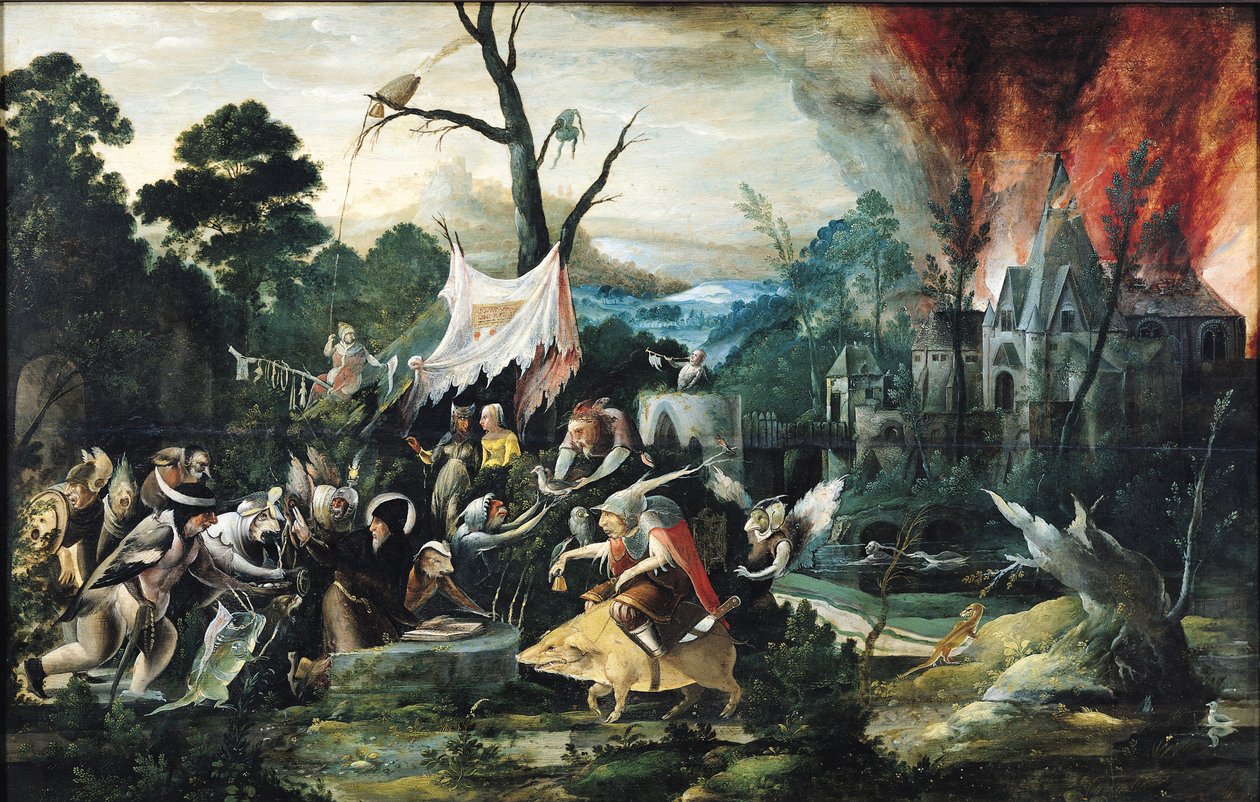 Sankt Anthonys fristelse af Jean Mandyn