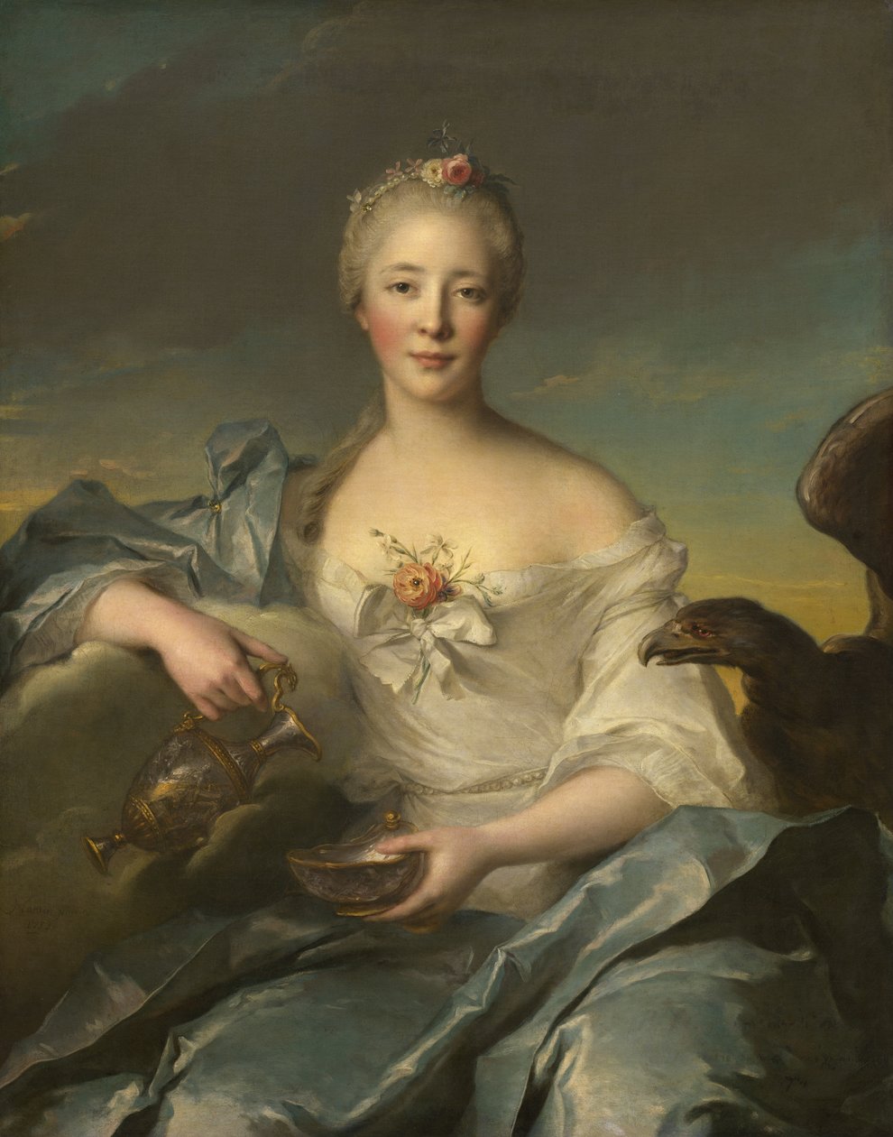 Madame Le Fèvre af Caumartin som Hebe af Jean Marc Nattier