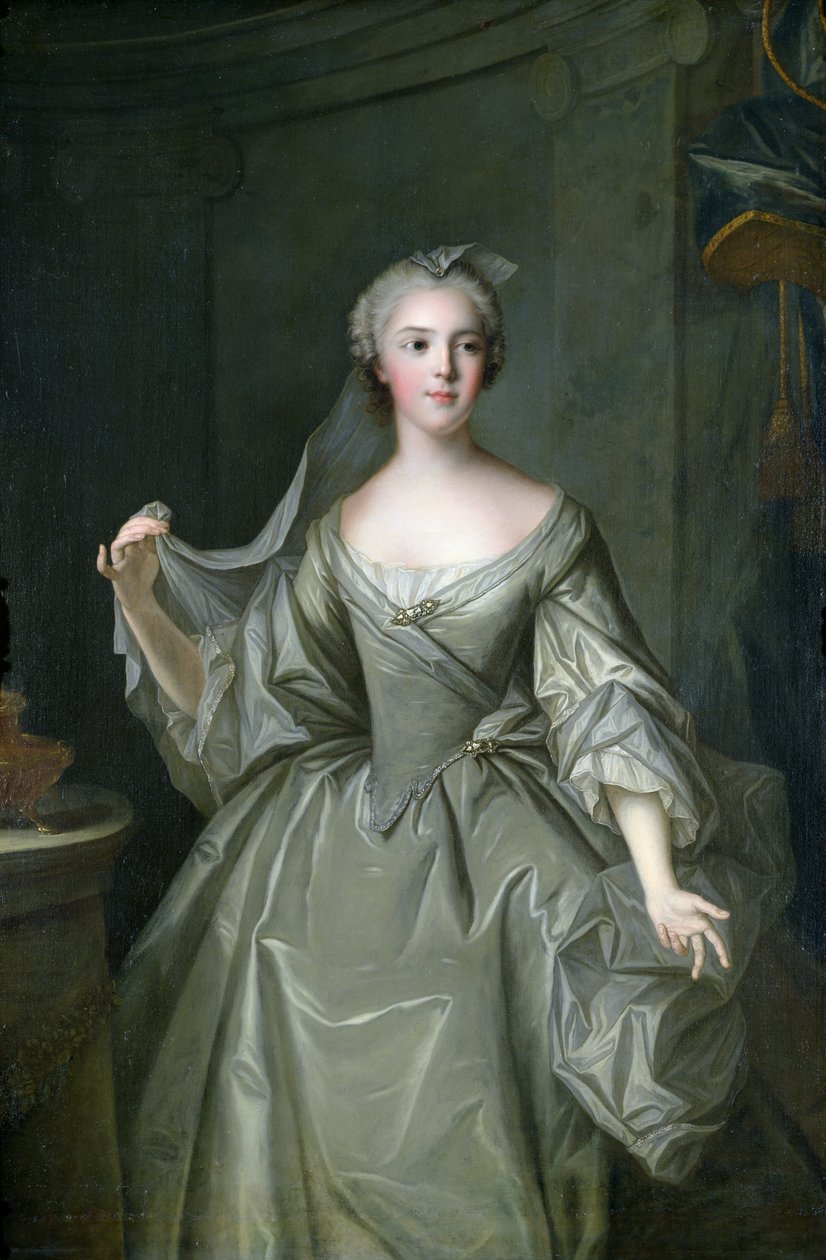 Madame Sophie de France (1734-82) som vestalsk jomfru af Jean Marc Nattier