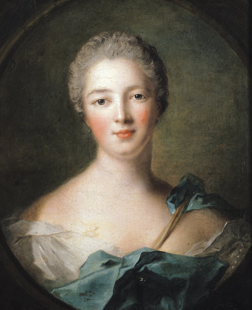 Madame de Pompadour (1721-64) 1748 af Jean Marc Nattier