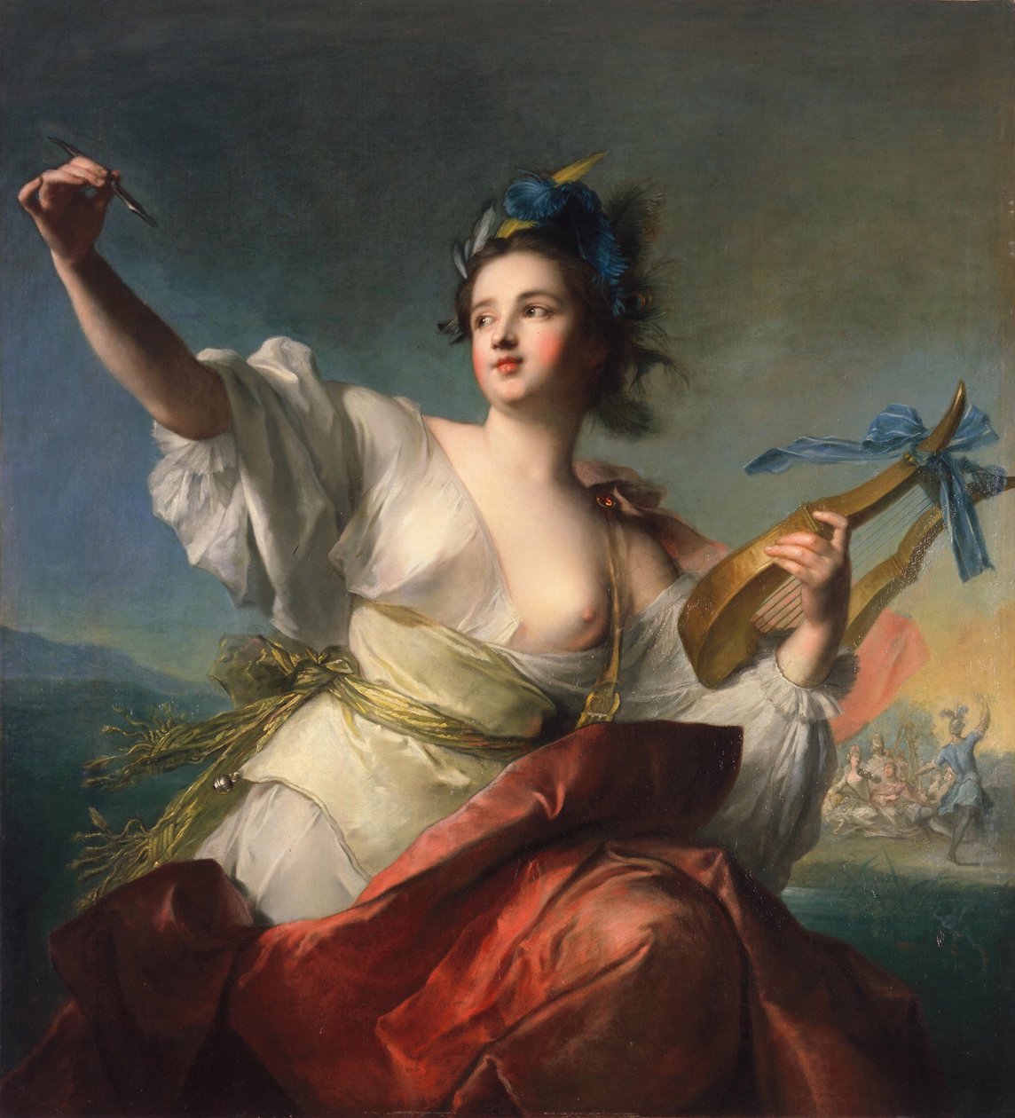 Terpsichore, Muse af dans af Jean Marc Nattier