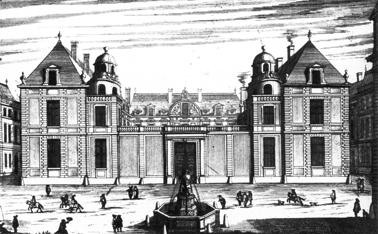 Hotel Tubeuf (Palais Mazarin) gadefront ved Marot af Jean Marot