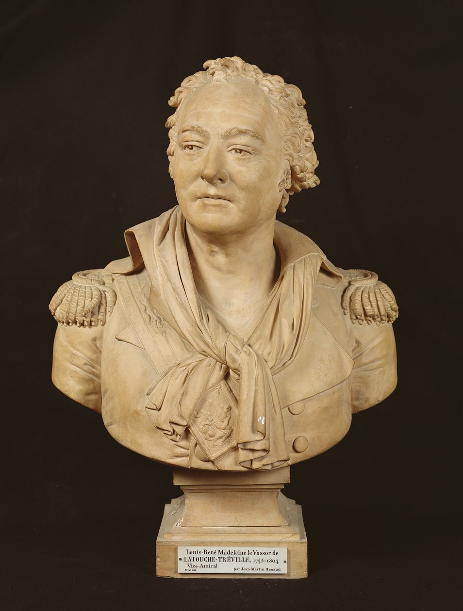Buste af Louis de La Touche-Treville (1745-1804) af Jean Martin Renaud