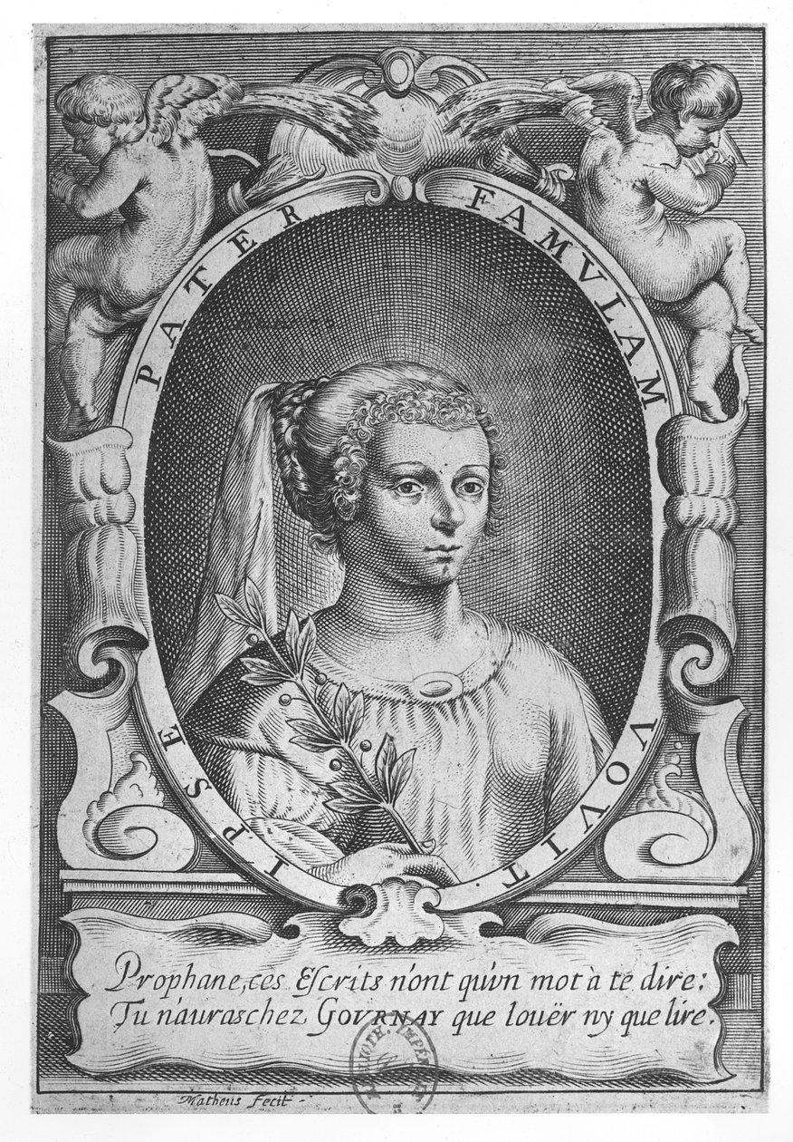 Marie de Gournay af Jean Matheus