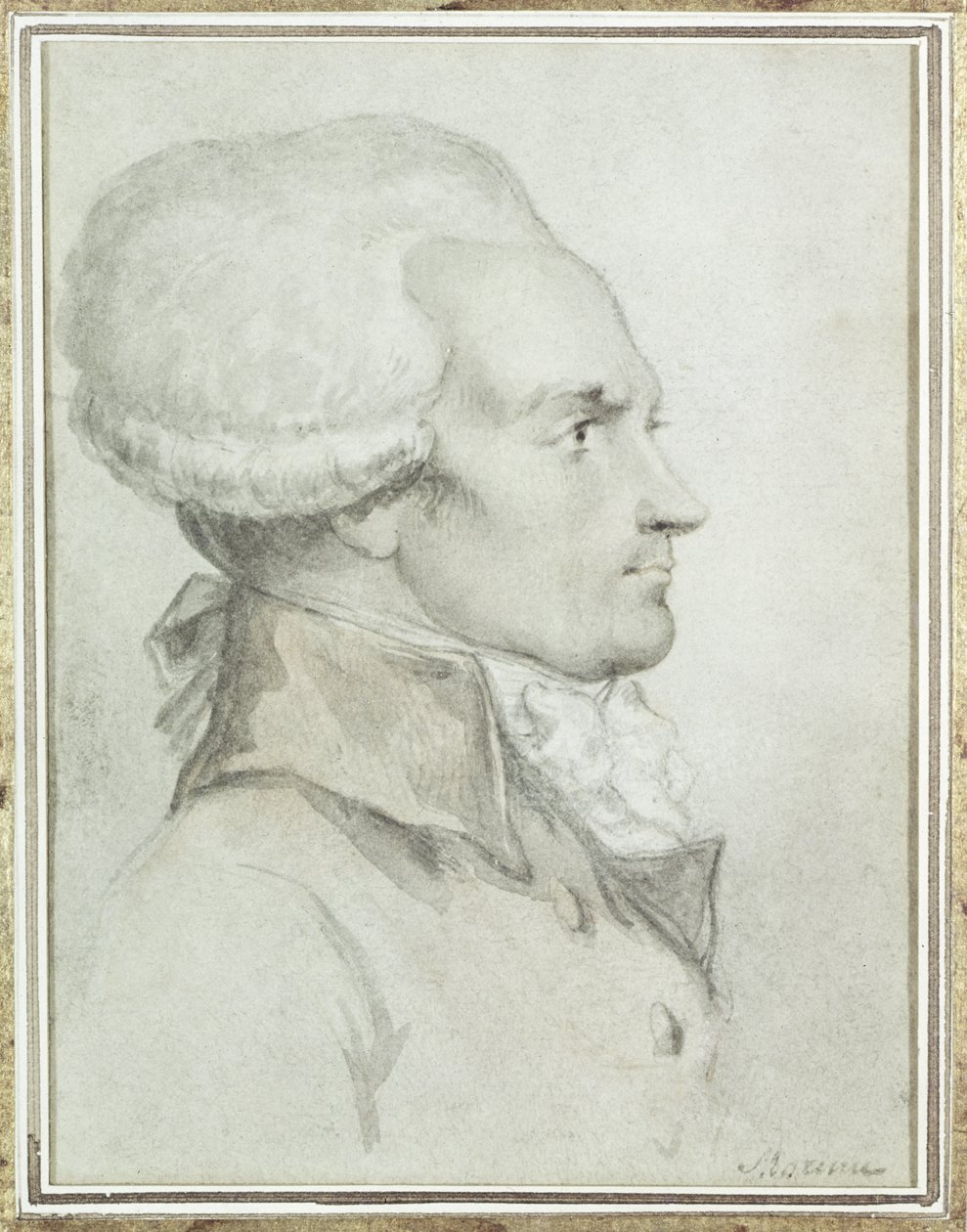 Portræt af Maximilien de Robespierre (1758-94) af Jean Michel the Younger Moreau