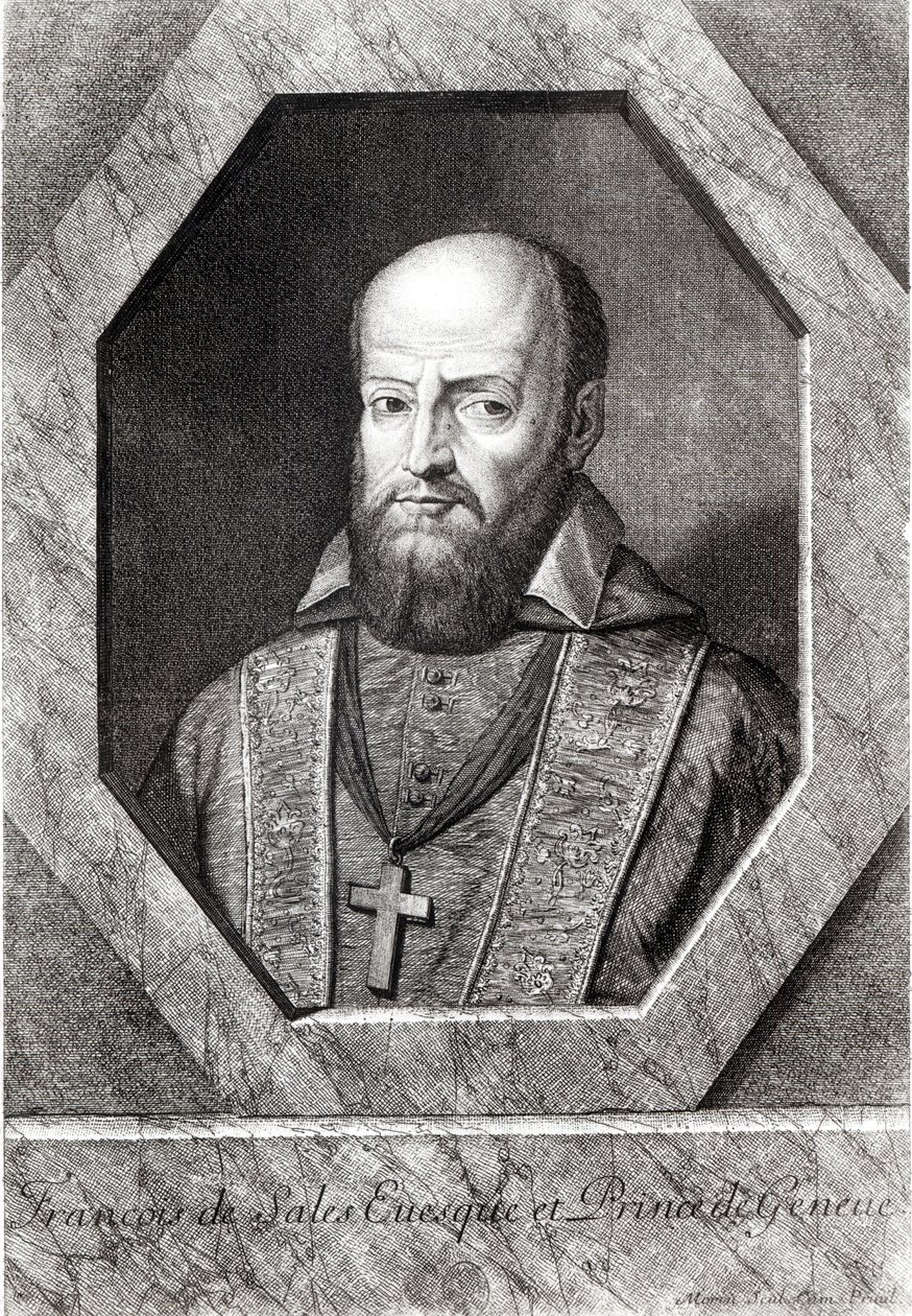Portræt af Francois de Sales (1567-1622) af Jean Morin