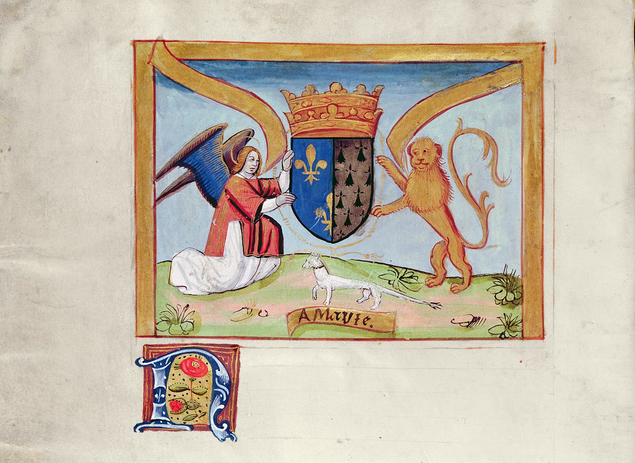 Anne af Bretagnes våbenskjold (1477-1514) 1515 af Jean Perreal