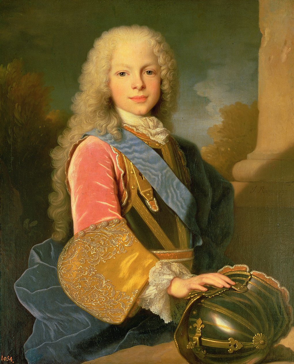 Portræt af Ferdinand de Bourbon og Savoyen (1713-59) Prins af Asturien, 1725 af Jean Ranc