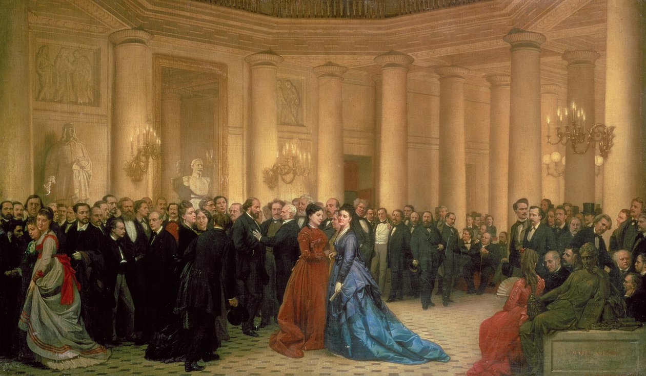Odeon Theatre, Paris, 1869 af Jean Raymond Hippolyte Lazerges