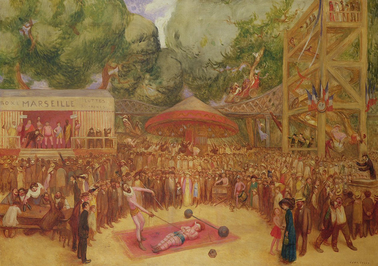 Messen i Saint-Cloud, ca. 1920 af Jean Veber