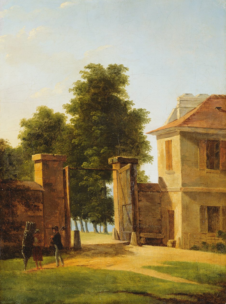 Indgang til parken ved Saint-Cloud, ca. 1810-12 af Jean Victor Bertin
