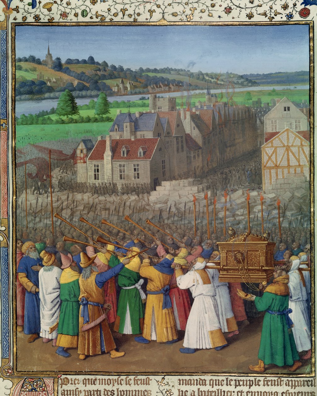 Fr 247 f.89 Jerikos fald, illustration fra 