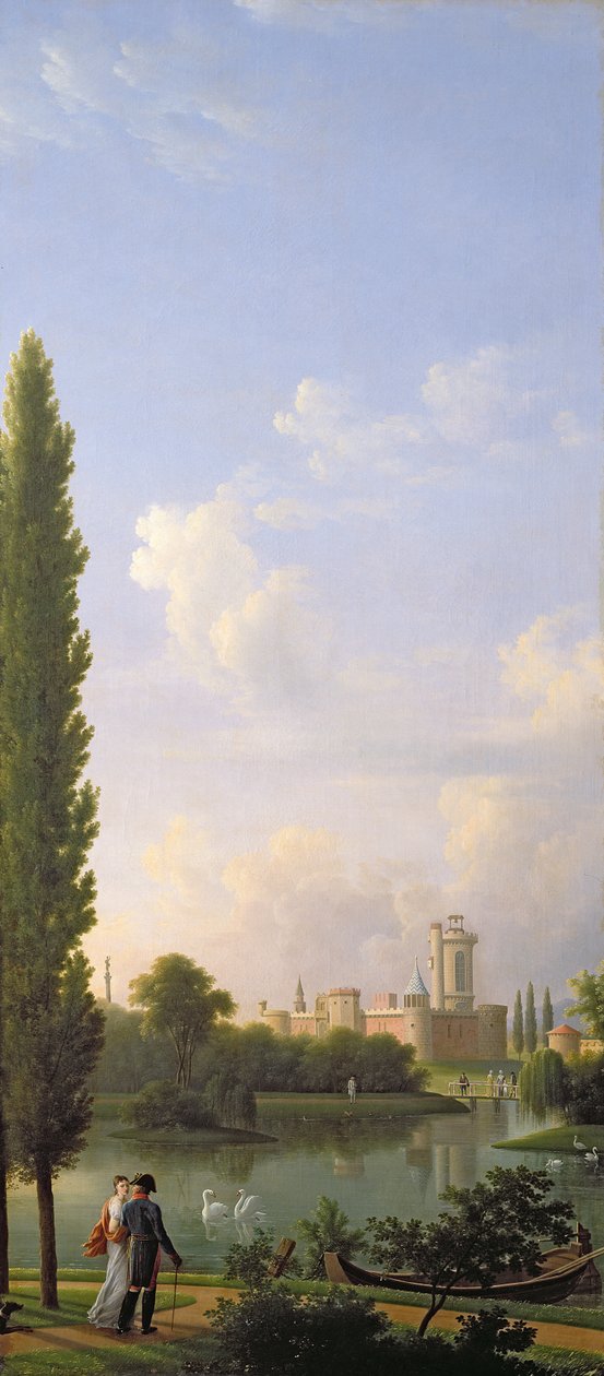 Laxenburg Slot, nær Wien, 1810 af Jean Joseph Xavier Bidauld