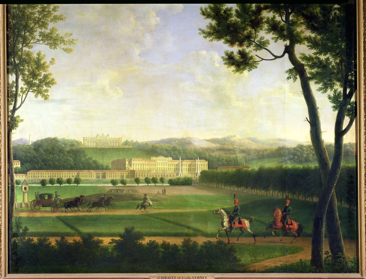 Schloss Schonbrunn, 1810 af Jean Joseph Xavier Bidauld