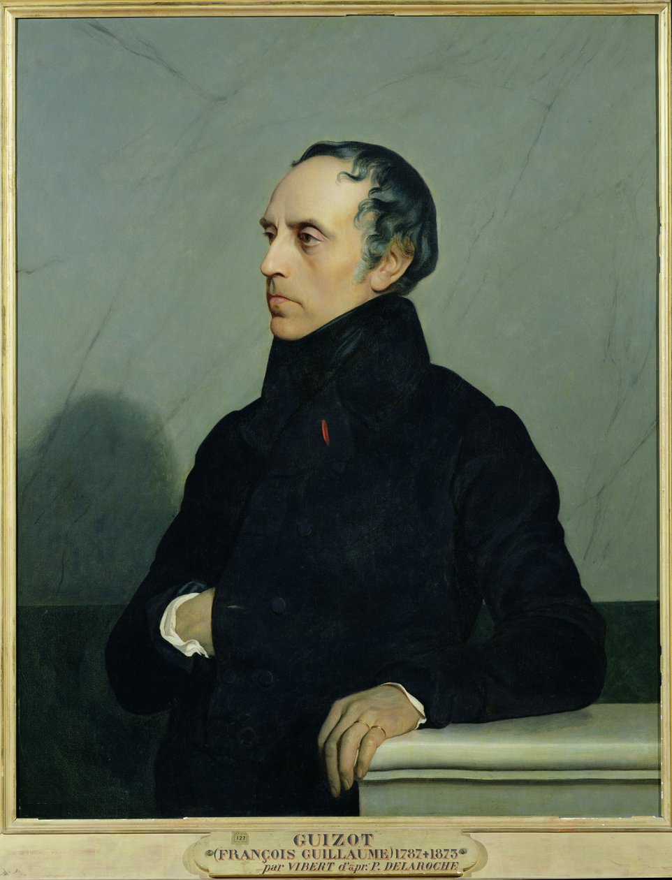 Francois Guizot (1787-1874) efter et maleri af Paul Delaroche (1797-1856) ca. 1878 af Jehan Georges Vibert