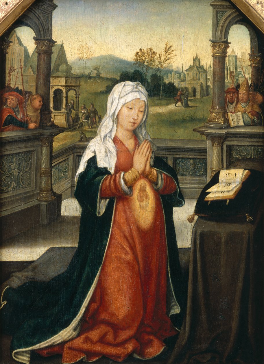 St.Anne, der undfanger Jomfruen af Jean the Elder Bellegambe