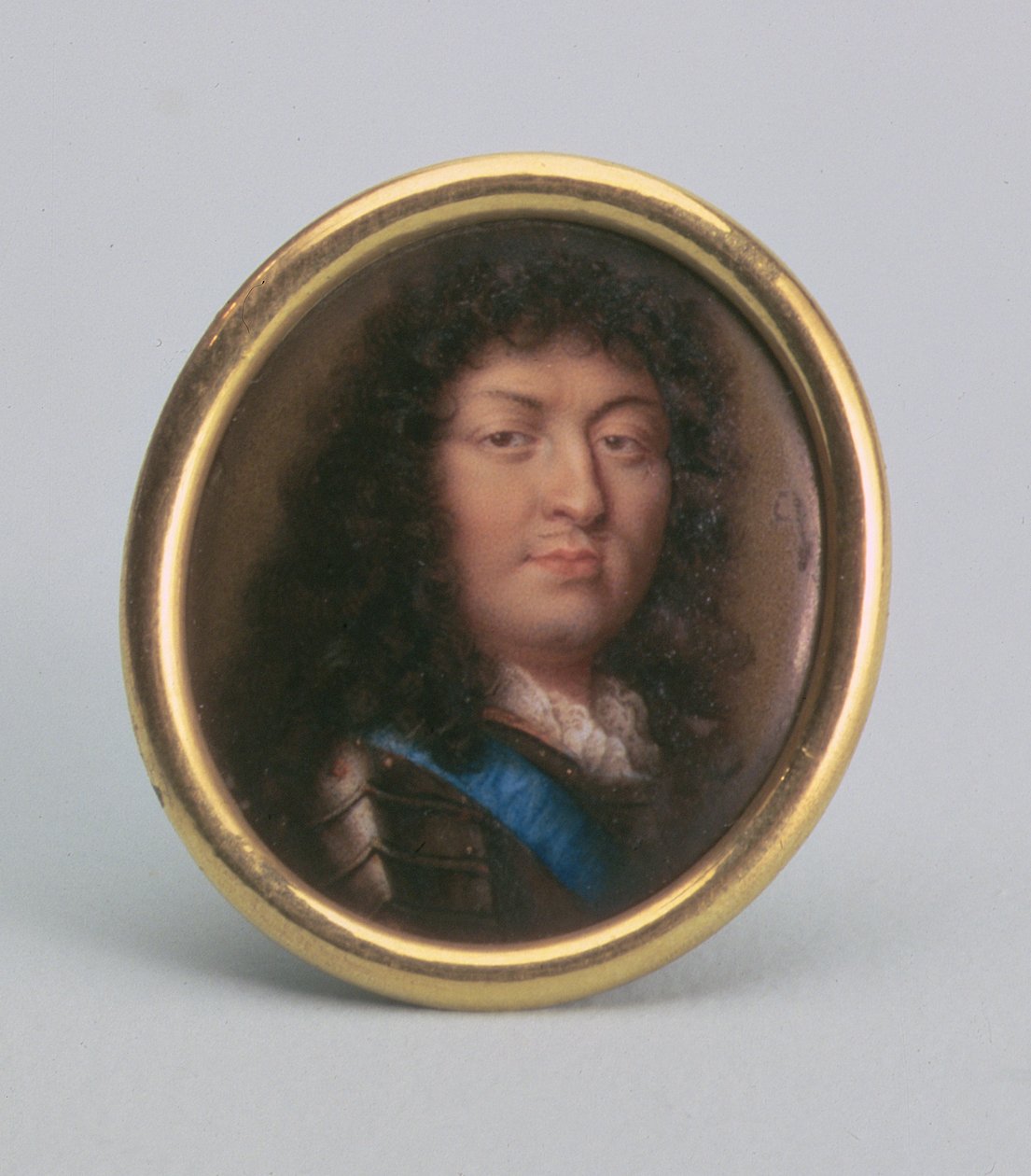 Portræt af Louis XIV, konge af Frankrig (emalje) af Jean the Elder Petitot