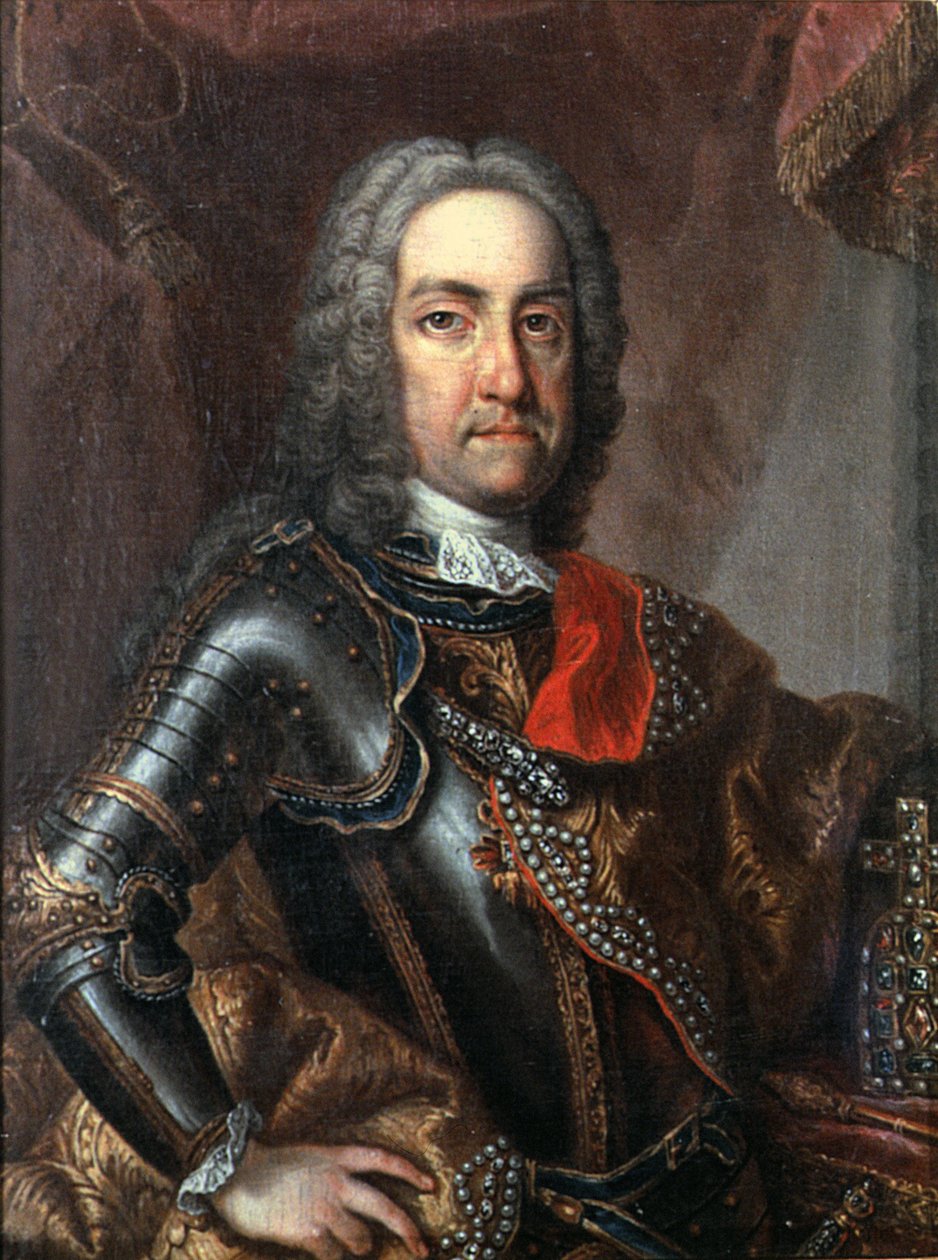 Charles VI (1685-1740) hellig romersk kejser, far til kejserinde Maria Theresia af Østrig (1717-80) 1762 (posthumt portræt) af Jean Étienne Liotard