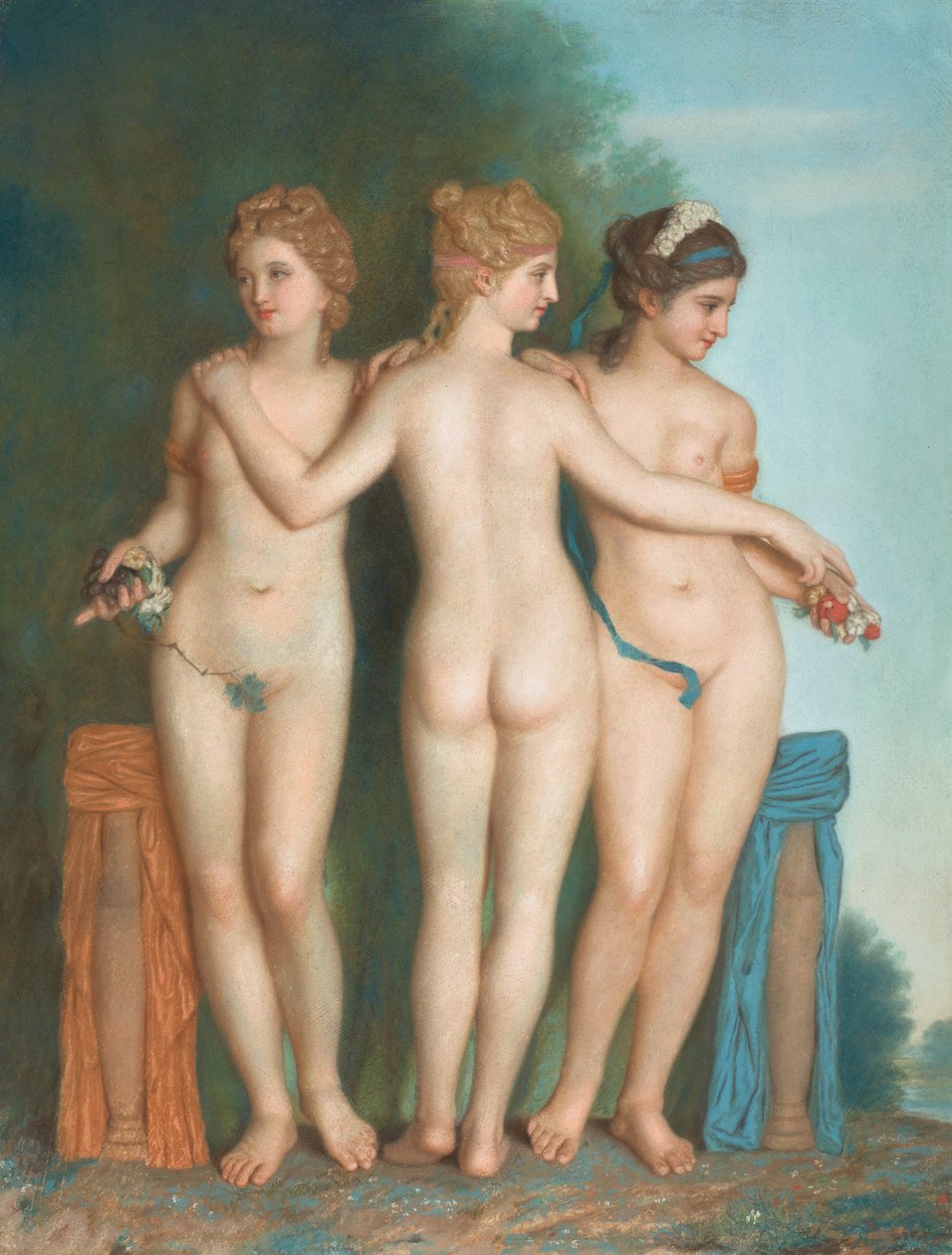 De tre nåde af Jean Étienne Liotard