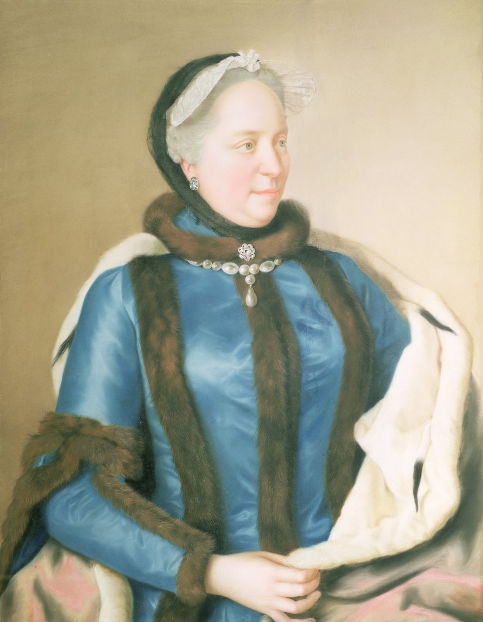 Kejserinde Maria Theresia af Østrig (1717-80), ca. 1770 af Jean Étienne Liotard