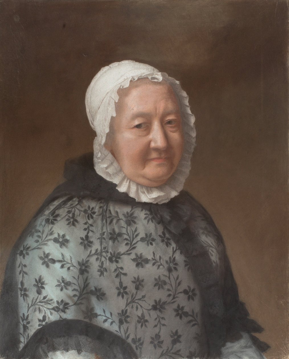 Damen med blonder af Jean Étienne Liotard