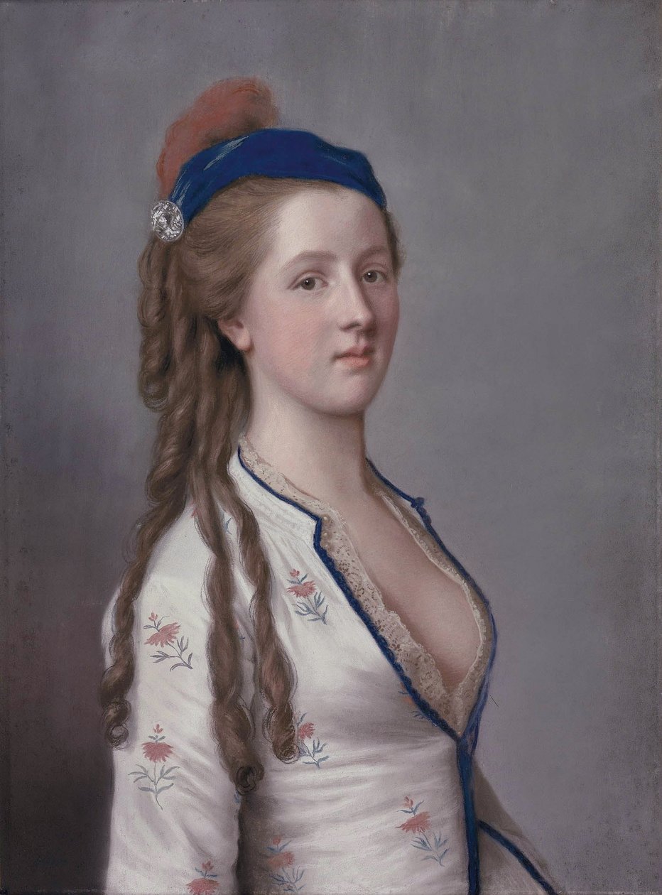 Lady Ann Somerset, grevinde af Northampton af Jean Étienne Liotard