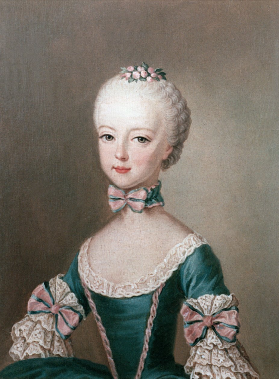 Marie Antoinette (1755-93) datter af kejser Frans I og Maria Theresia af Østrig, hustru til Ludvig XVI af Frankrig, 1762 af Jean Étienne Liotard