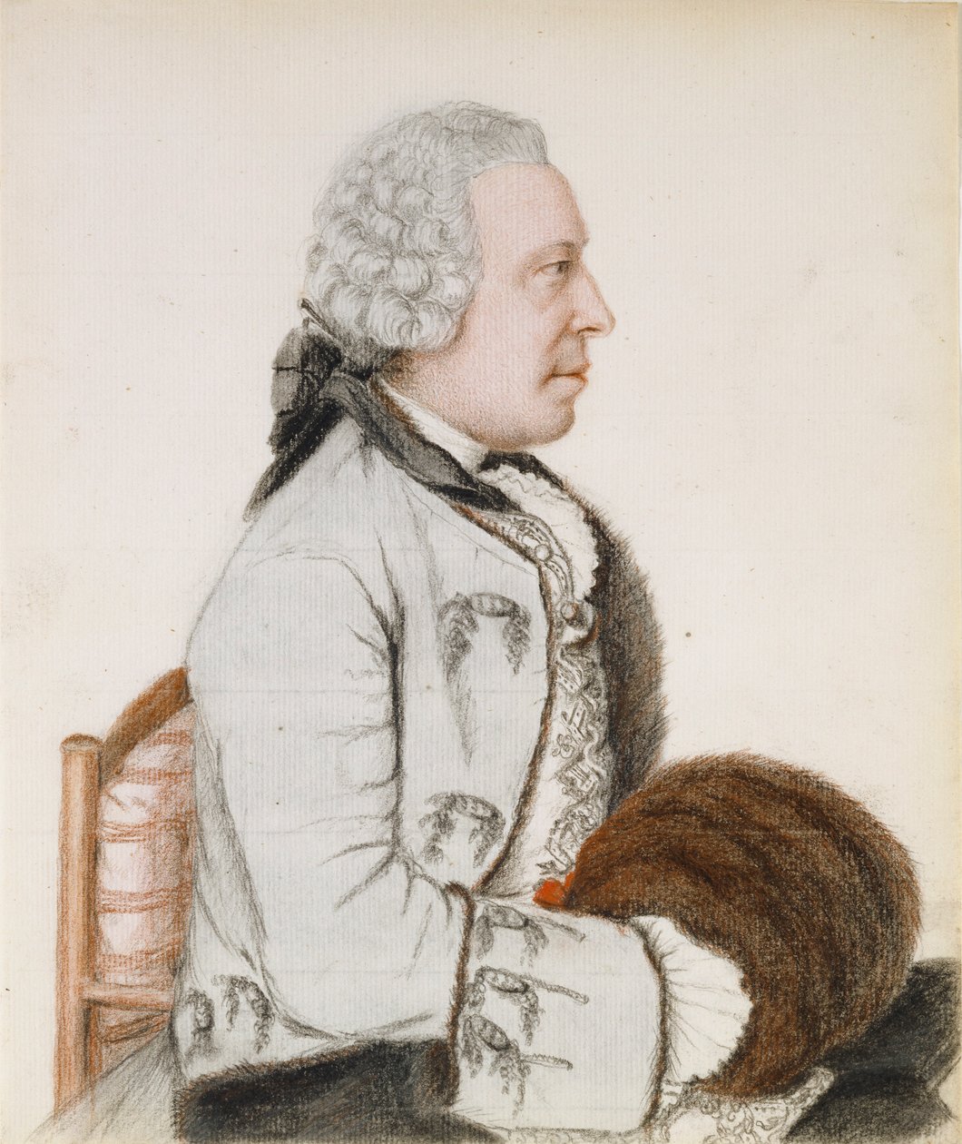 Portræt af Charles-Benjamin de Langes de Montmirail, Baron de Lubières af Jean Étienne Liotard