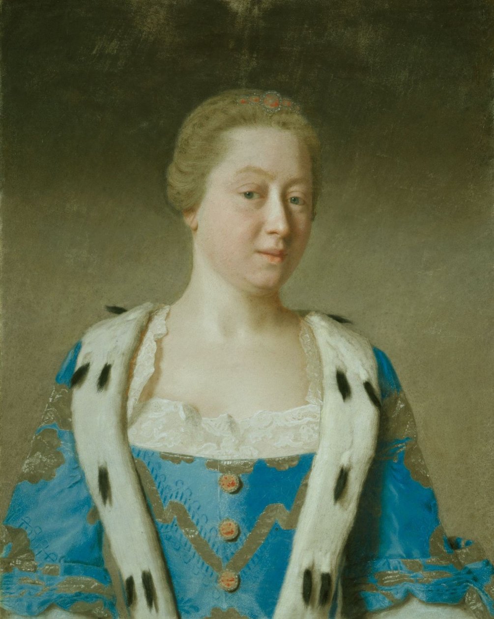 Portræt af Augusta, prinsesse af Wales af Jean Étienne Liotard