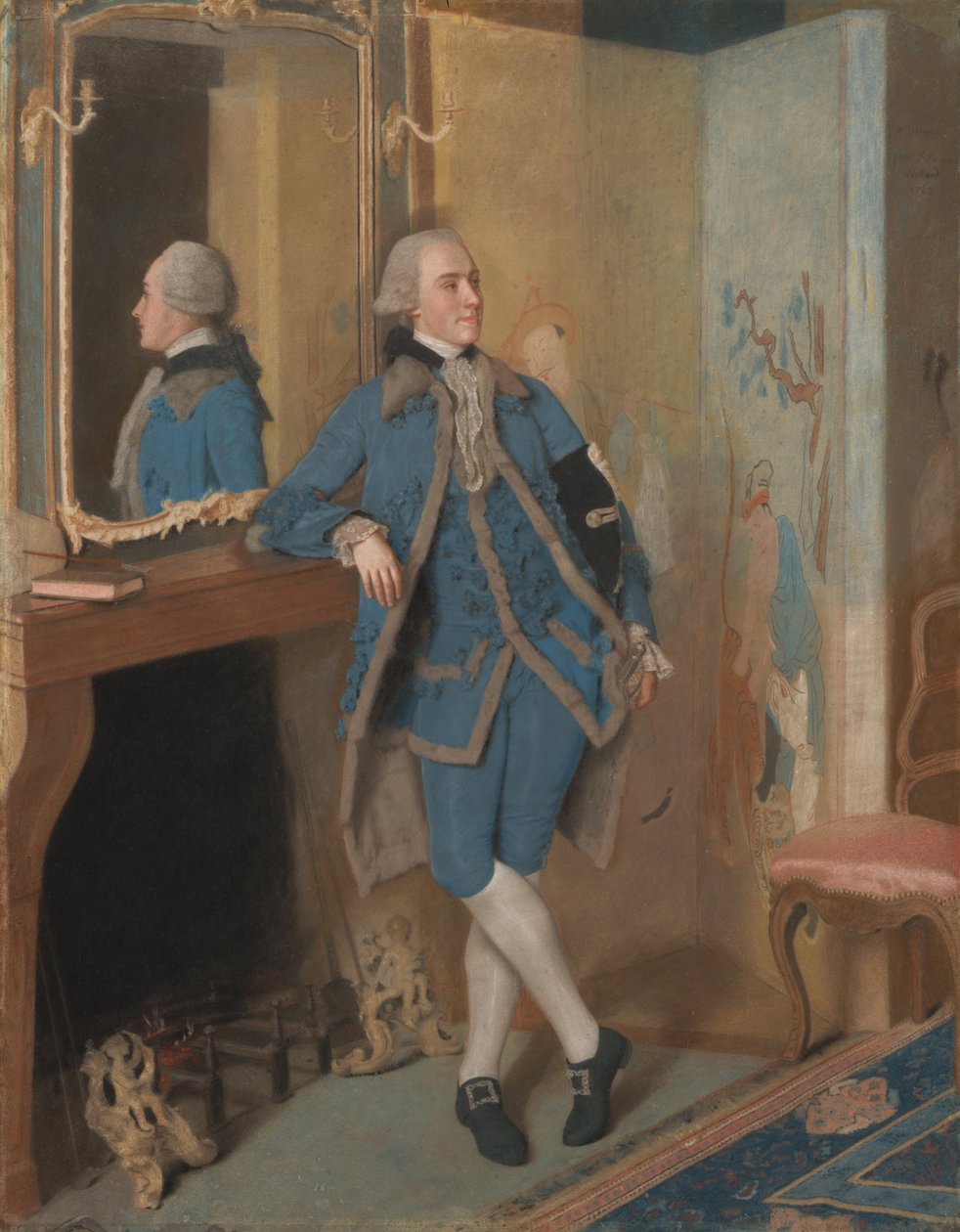 Portræt af John, Lord Mountstuart, senere 4. jarl og 1. markis af Bute af Jean Étienne Liotard