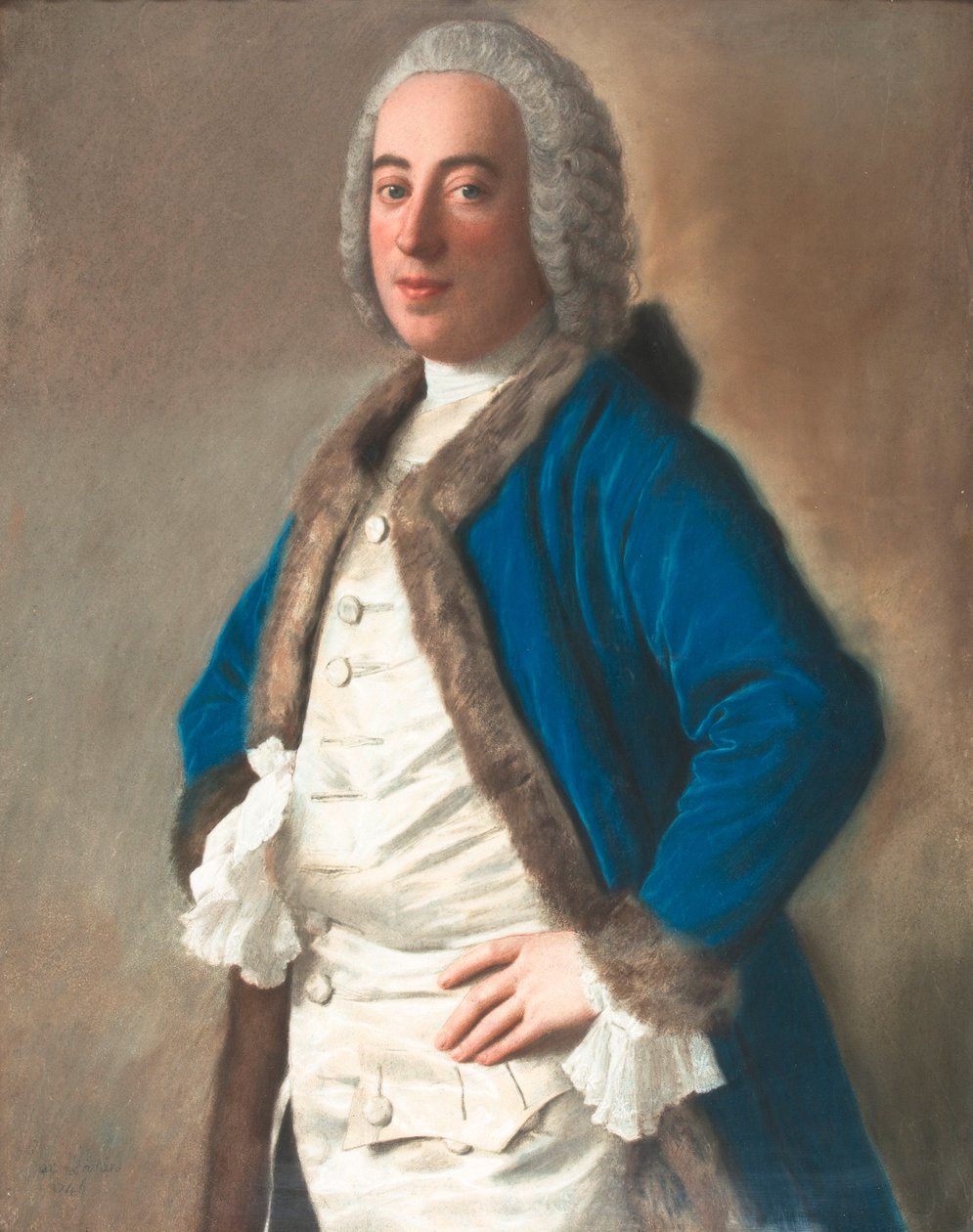 Portræt af Monsieur Boère, købmand i Genova af Jean Étienne Liotard
