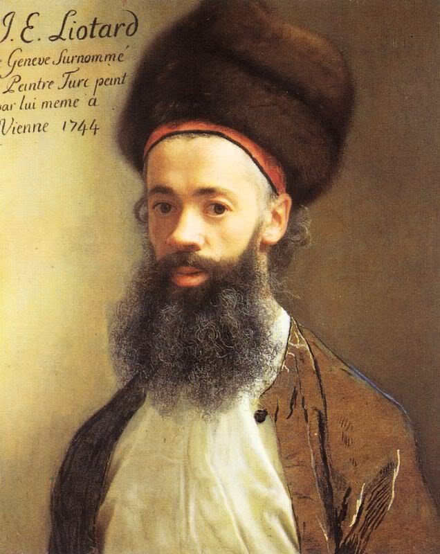 Selvportræt af Jean Étienne Liotard