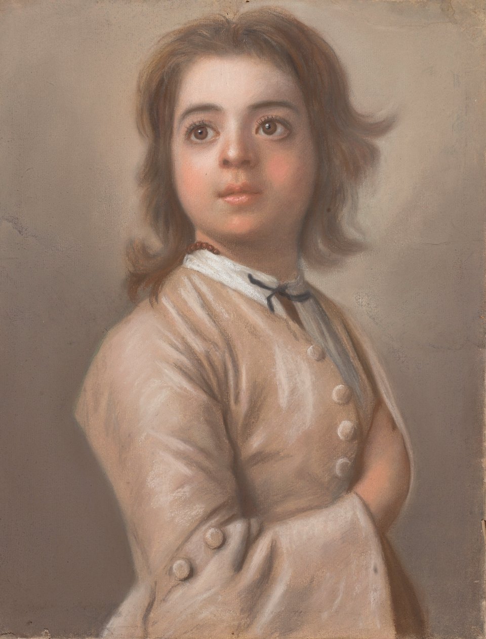 Studie af en dreng i halvdelen af Jean Étienne Liotard