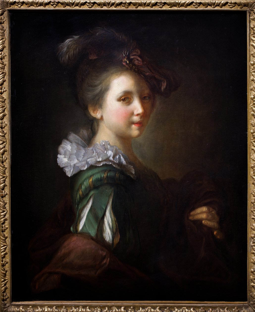 Studie af en ung pige af Jean-Alexis Grimou