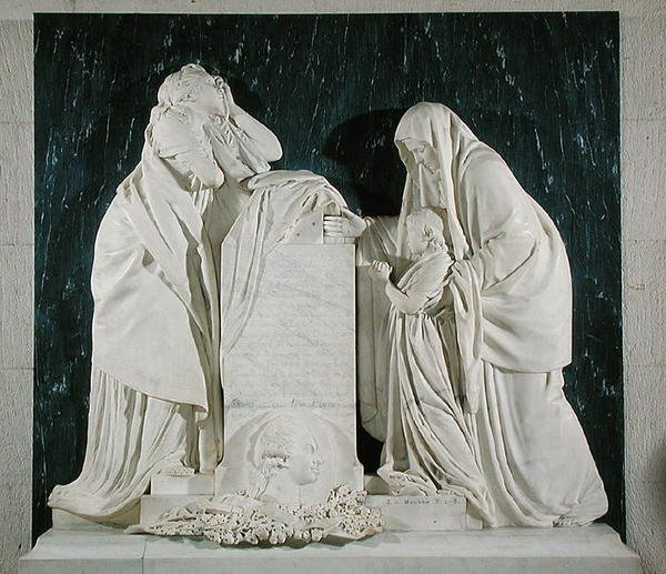 Monument for hjertet af Victor Charpentier (1732-76) Comte d