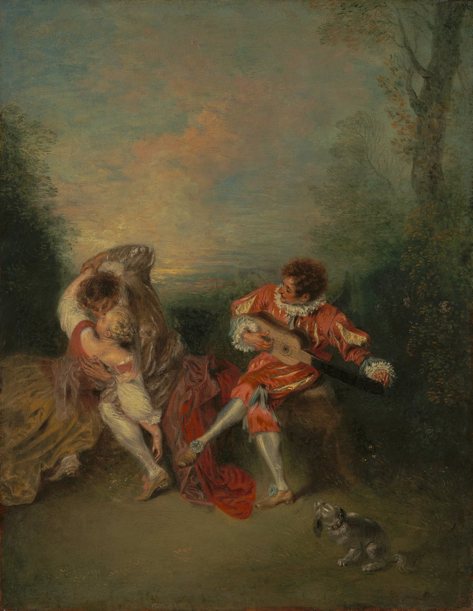 Overraskelsen af Jean-Antoine Watteau