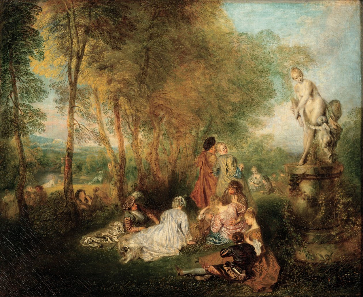 Kærlighedens fest af Jean-Antoine Watteau