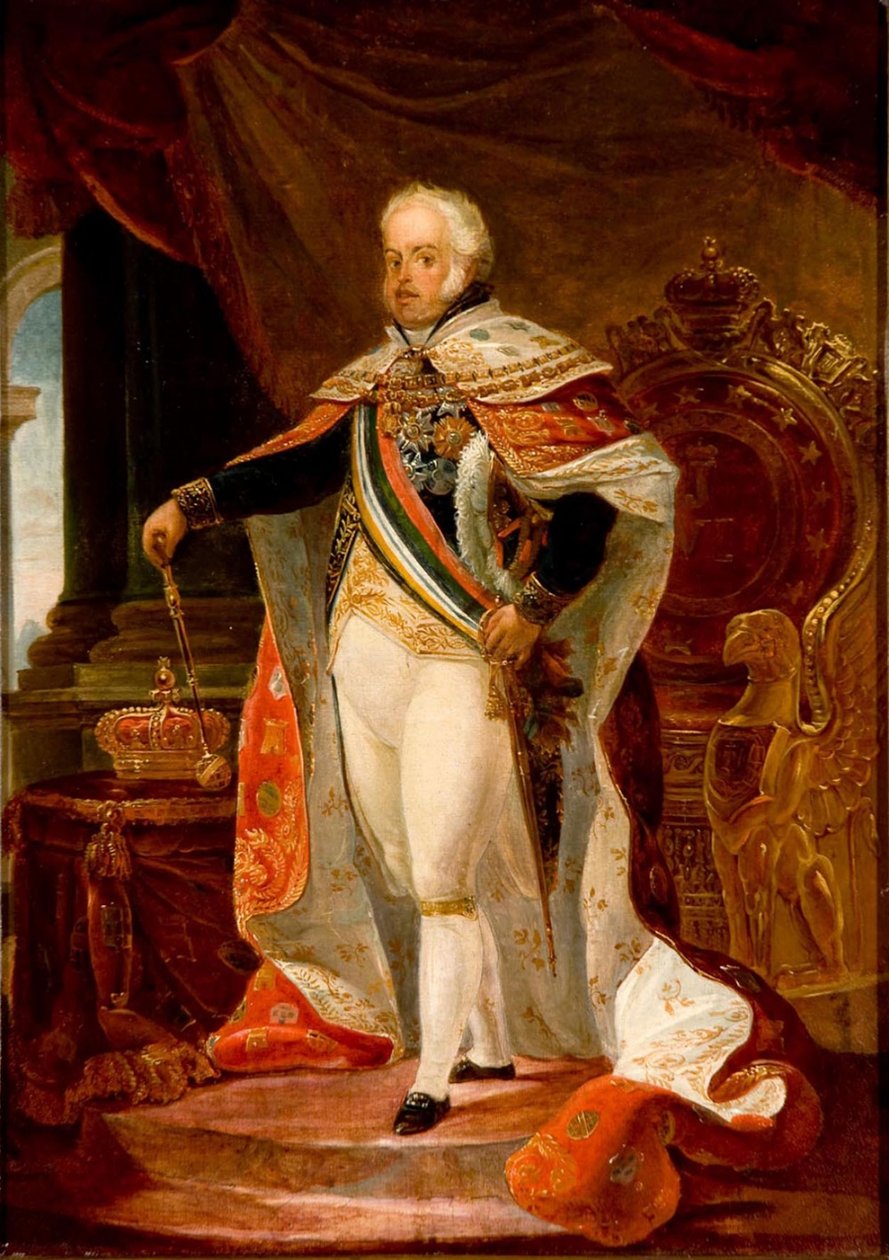 Portræt af John VI af Portugal af Jean Baptiste Debret