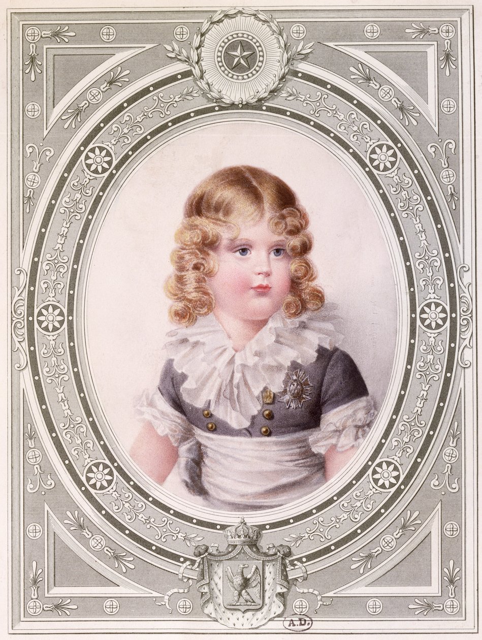 Portræt af kongen af Rom, Napoleon II (1811-32) ca. 1815 af Jean Baptiste Isabey
