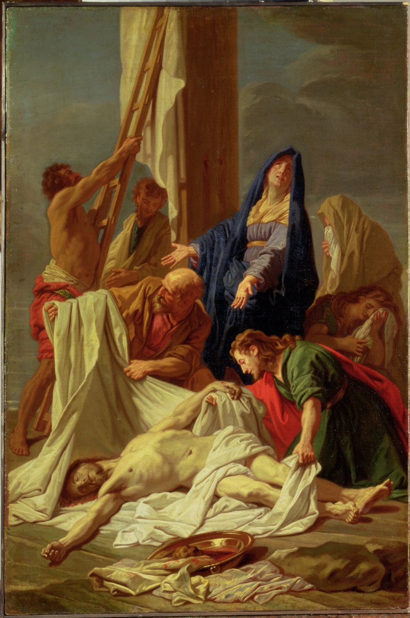 Nedgangen fra korset, 1704-10 af Jean Baptiste Jouvenet