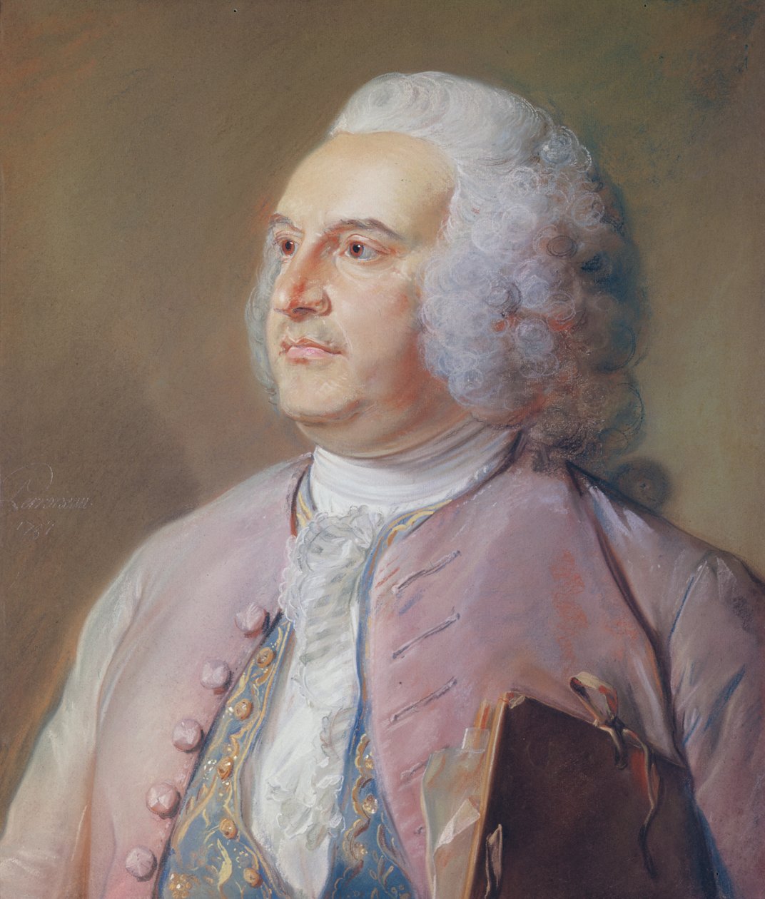 Jean-Michel Chevotet (pastel) af Jean Baptiste Perronneau