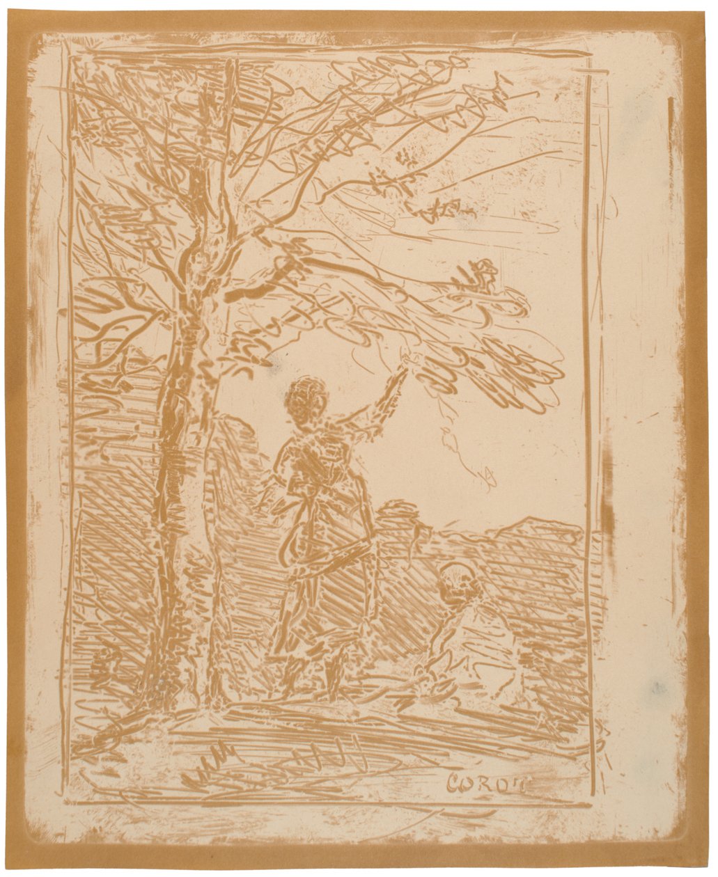Der Tod und das Mädchen af Jean-Baptiste-Camille Corot