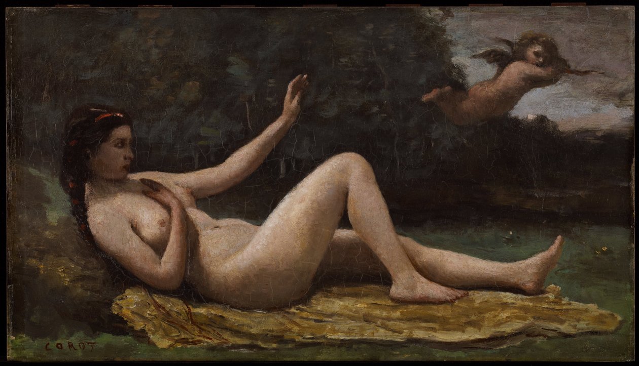 Kaldelse af kærlighed af Jean-Baptiste-Camille Corot