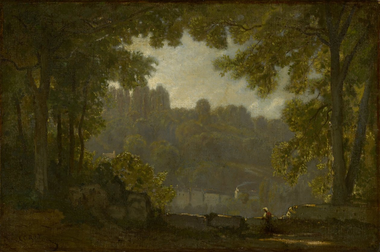 Skovlandskab af Jean-Baptiste-Camille Corot